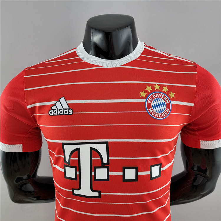 Bayern Munich 22/23 Home Red Soccer Jersey Football Shirt (Player Version) - Click Image to Close